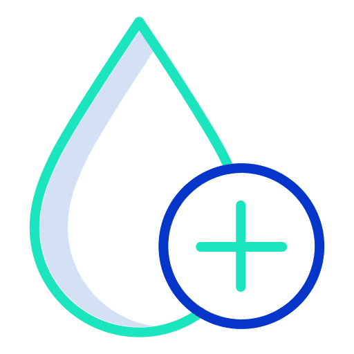 Positive transfusion liquid healthcare and medical icon