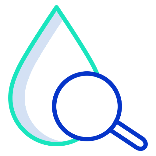 Search loupe search drop icon