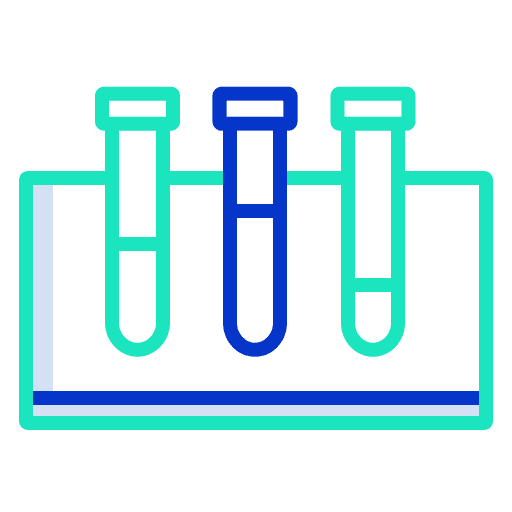 Test tube lab test tubes tools and utensils icon