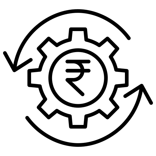 Wealth management money economy icon