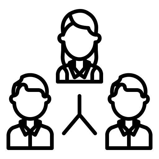 Organization people business and finance user icon