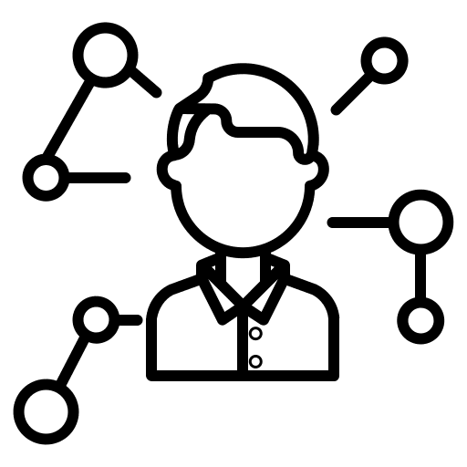 Company user connection company icon