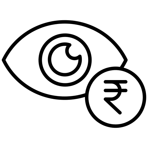 Monitor shapes and symbols currency money icon