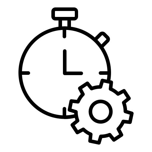 Progress business and finance timer time and date icon