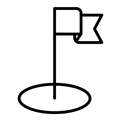 Strategy aim goal investment icon