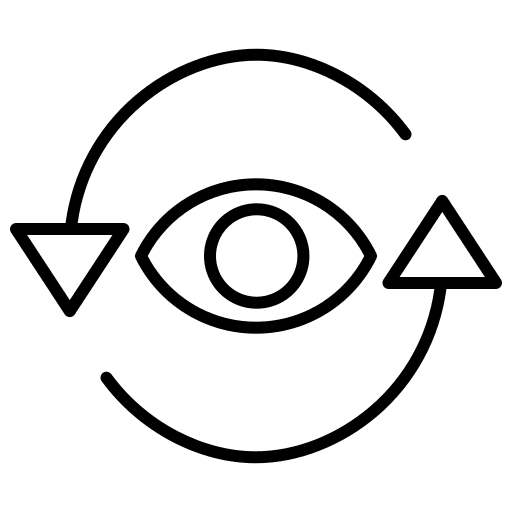 Visibility view business and finance visibility icon