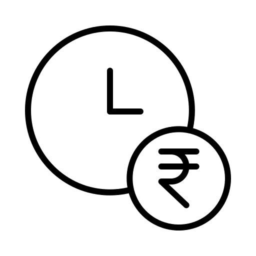 Clock clock time and date business and finance icon