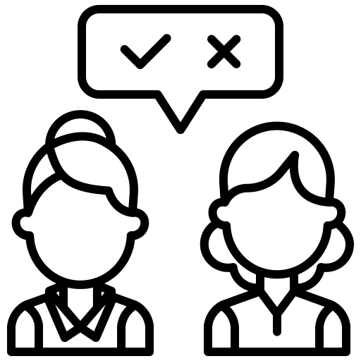 Corporate user avatar talk icon