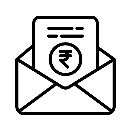 Email economy business and finance message icon