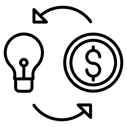 Idea investment business and finance economy icon