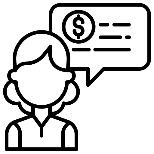 Investment avatar conversation user icon