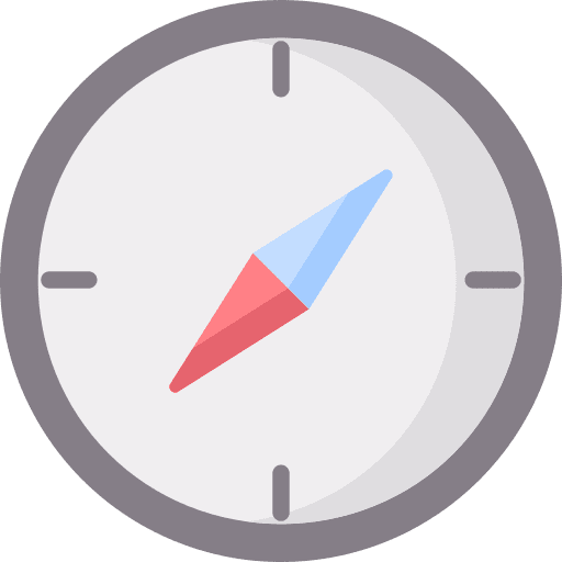 Compass compass cardinal points location icon