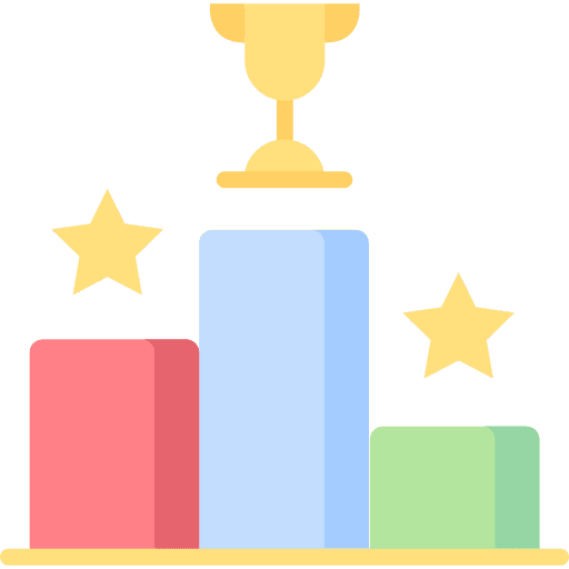 Competition winner competition podium icon