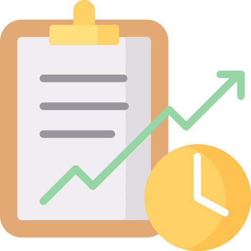 Report arrows document report icon