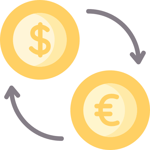 Exchange money exchange exchange bank icon