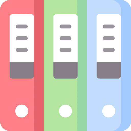 Folder office material archives office icon