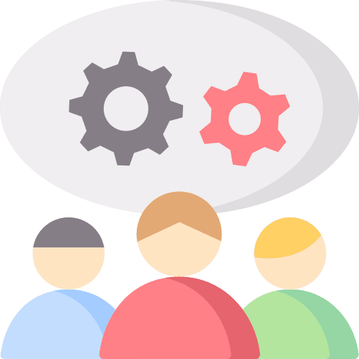 Teamwork user network work icon