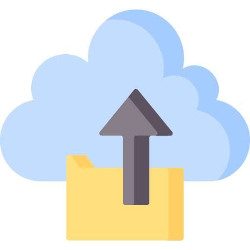 Upload internet ui connection icon