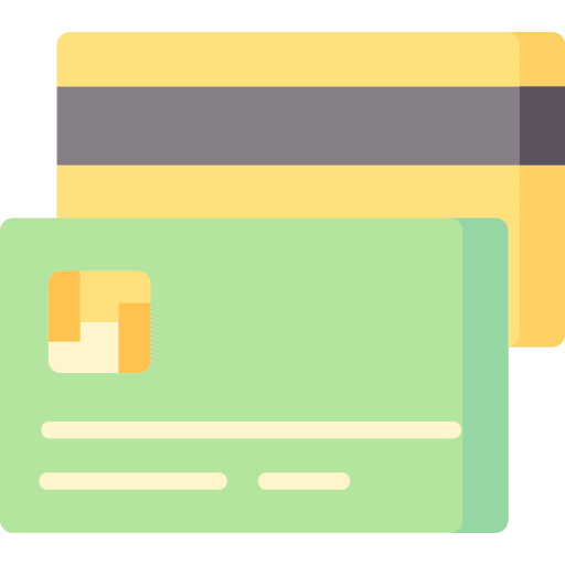 Credit cards commerce commerce and shopping payment method icon