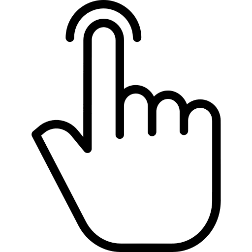 Tap gesture ui tap icon