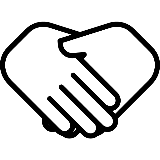 Handshake commitment business handshake icon