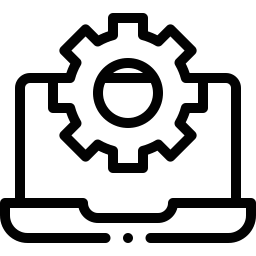 Configuration electronics web design installment plan icon