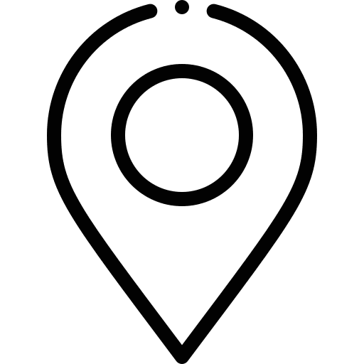 Location map point pin location icon