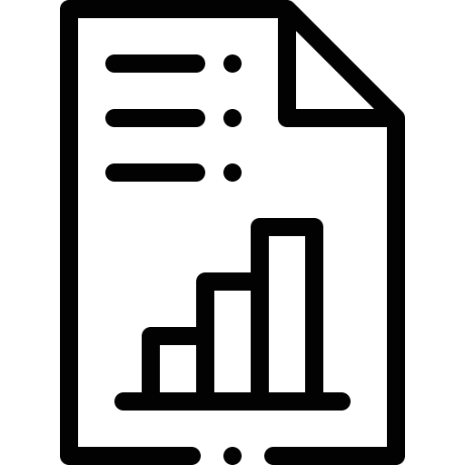 Analytics analytics business and finance analysis icon