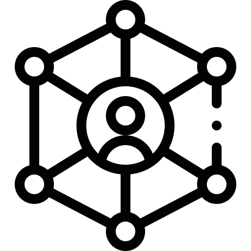 Link group business business and finance icon