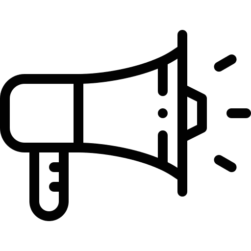 Megaphone megaphone announcer bullhorn icon