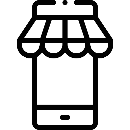 Mobile electronics advertisement ads icon