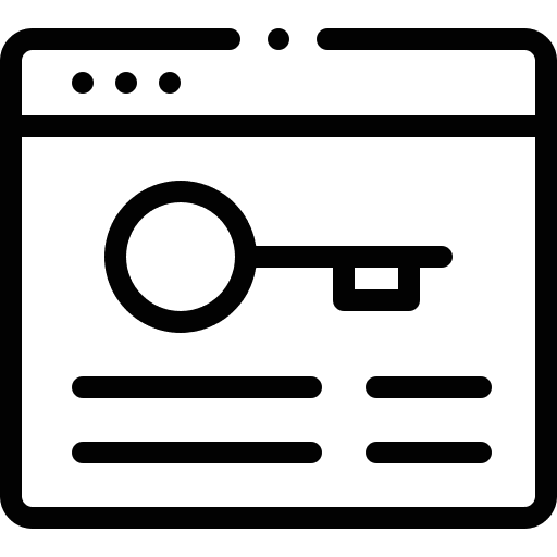 Browser ui security computing icon