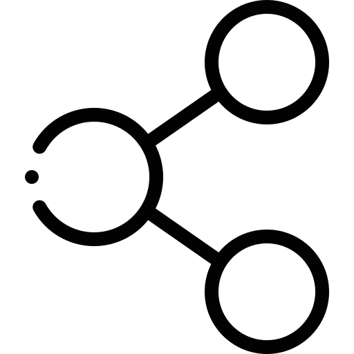 Share social network share connector icon