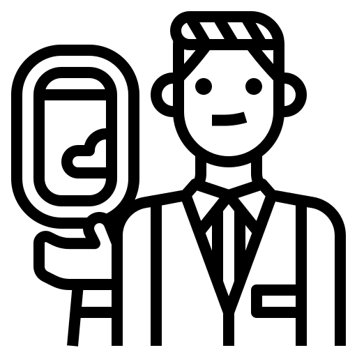 Flight attendant professions and jobs flight attendant avatar icon