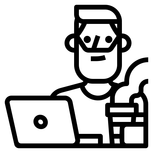 Freelance man people freelance icon