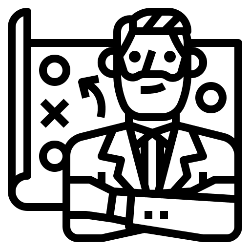 Manager man people professions and jobs icon