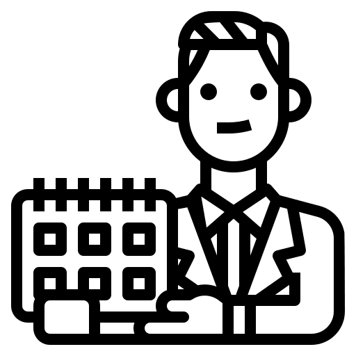 Salesman occupation profession salesman icon