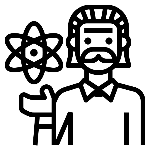 Scientist data scientist occupation professions and jobs icon