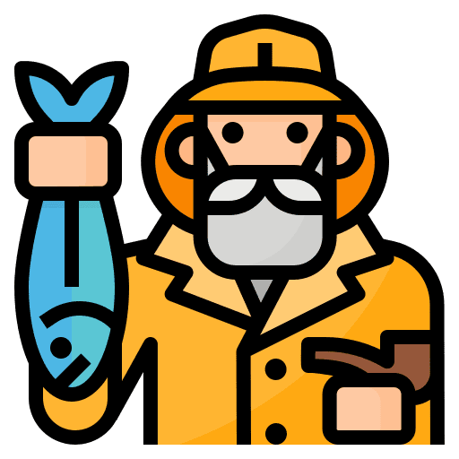 Fisherman job profession avatar icon