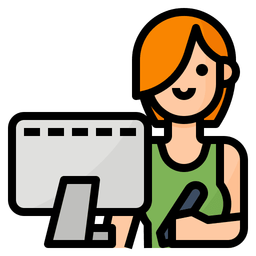 Graphic designer woman people profession icon