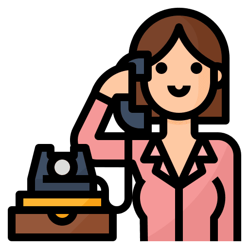 Secretary avatar job secretary icon