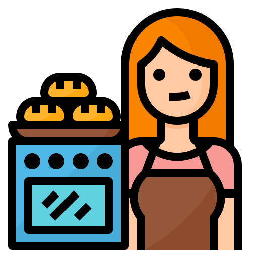 Baker baker professions and jobs occupation icon