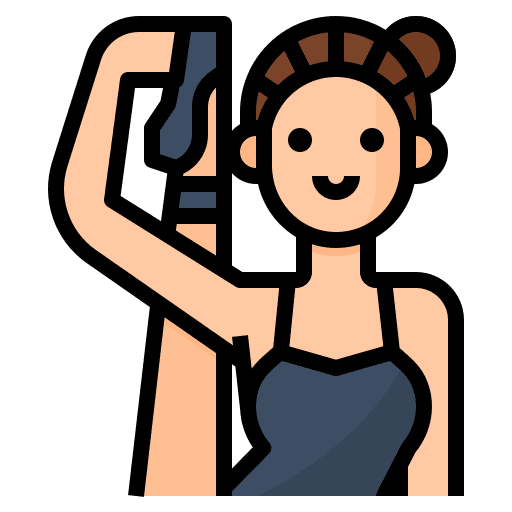 Dancer profession woman avatar icon