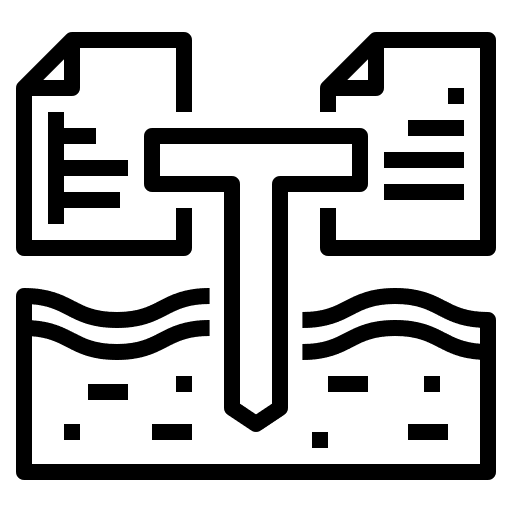 Data lake business and finance analytics icon