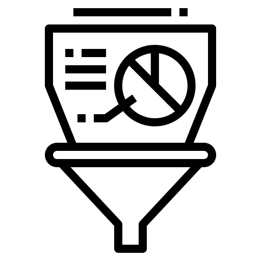 Data business and finance analytic information icon