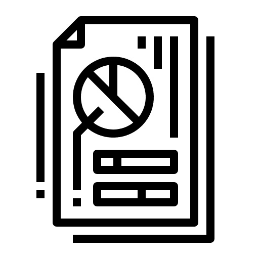 Data data business and finance science icon