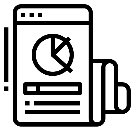 Data data online business and finance icon