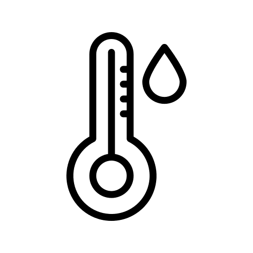 Hot water drop hot water nature icon