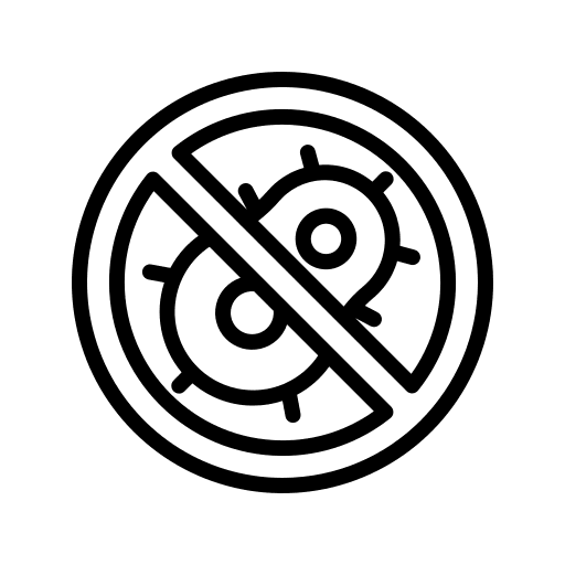 Antibacterial healthcare and medical antibacterial health icon