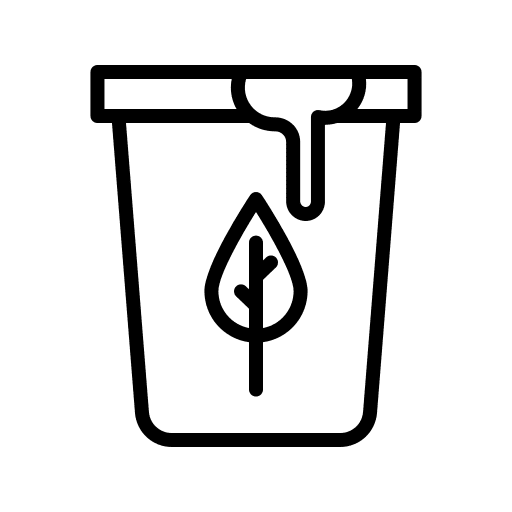 Eco paint ecology and environment color paint icon